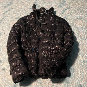 Fore-ever21 Black Puffer Coat